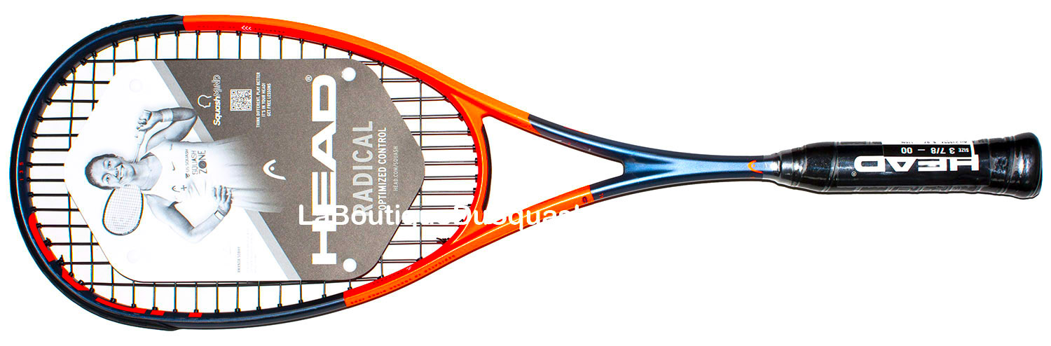 Raquette de squash <strong>Head Radical 135</strong> de tamis plus modéré bien que 475cm2, favorise sa précision. Elle est plus puissante que sa soeur en 120. <br>La possibilité de modifier le plan de cordage pour plus de contrôle ou plus de puissance.<BR>
En version épaisseur de cadre plus important pour la précision et la rigidité du cadre.